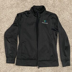 Kootenai Health Black Logo Zip Jacket